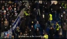 Violência em jogo da liga checa