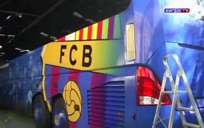 Novo autocarro do Barça