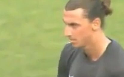 Ibrahimovic, agressivo nos treinos do PSG