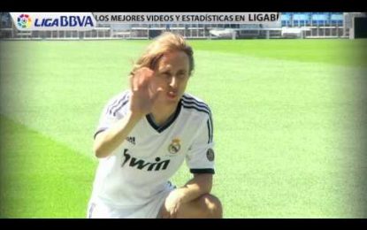Modric apresentado em Madrid