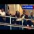 Cristiano Ronaldo e Irina durante o troféu Santiago Bernabéu