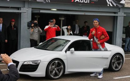 Real Madrid presenteado com carros da Audi
