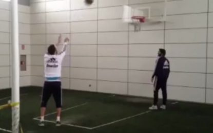 Higuaín recupera com bola de basquetebol