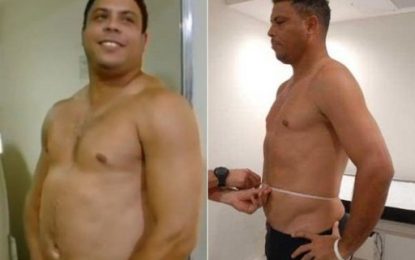 Ronaldo, o fenómeno, perde 17kg em reality-show brasileiro