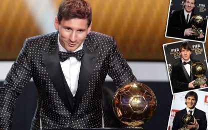 Messi, novamente Bola de Ouro