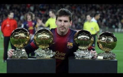 Barcelona assinala renovação de Messi com vídeo