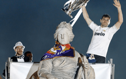 Real Madrid festeja em Cibeles título europeu