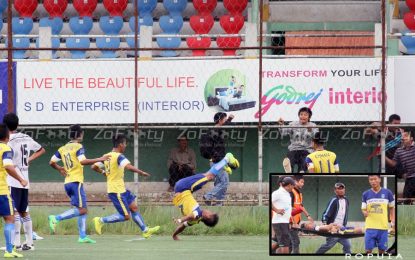 Jogador indiano morre ao festejar golo com salto mortal