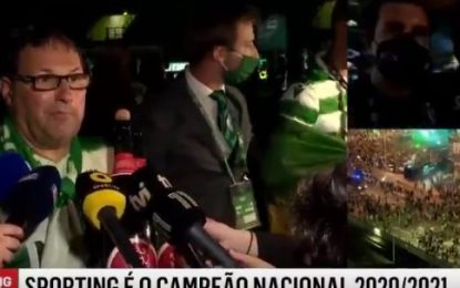 A reação de Paulinho ao título do Sporting: «Esta vitória é uma chapada para muita gente que andou a atacar o Varandas»