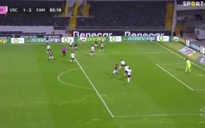 VÍDEO: O golaço de Heriberto que deu a vitória ao Famalicão em Guimarães