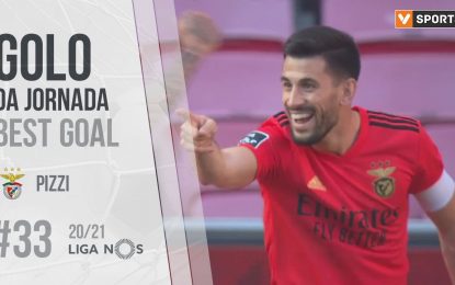 Golo da Jornada (Liga 20/21 #33): Pizzi (SL Benfica)