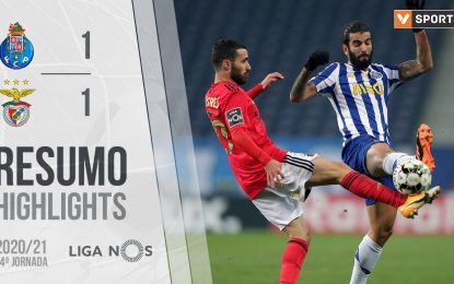 Highlights | Resumo: Benfica 1-1 FC Porto (Liga 20/21 #31)