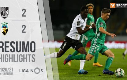 Highlights | Resumo: SC Farense 2-2 Vitória SC (Liga 20/21 #31)