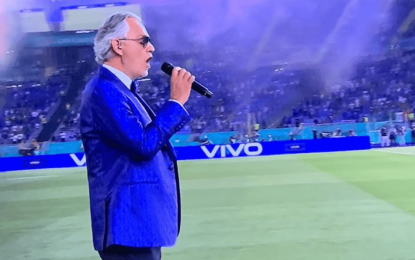 Vídeo: Até arrepia! Andrea Bocelli a cantar o Nessun Dorma na abertura do Euro’2020