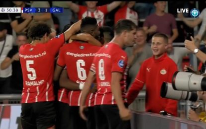 VÍDEO: Este golo do PSV na Champions é de uma magia incrível