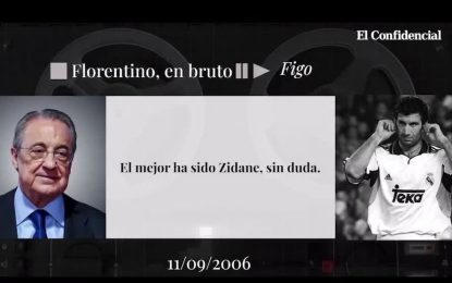 Vídeo: Florentino também rasga Luís Figo