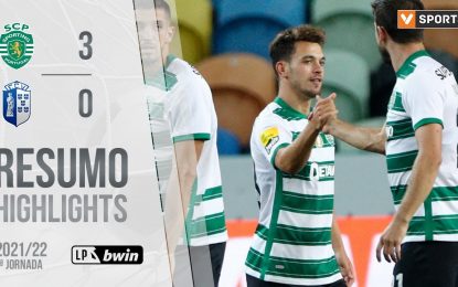 Highlights | Resumo: Sporting 3-0 FC Vizela (Liga 21/22 #1)