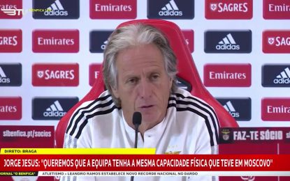 Vídeo: Jesus confirma Yaremchuk frente ao Moreirense e diz que “se estivesse numa equipa sem pressão não trabalhava”