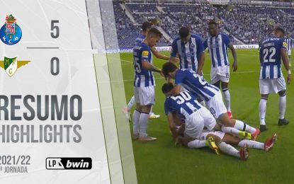 Highlights | Resumo: FC Porto 5-0 Moreirense (Liga 21/22 #6)