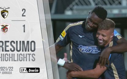 Highlights | Resumo: Portimonense 2-1 Santa Clara (Liga 21/22 #6)