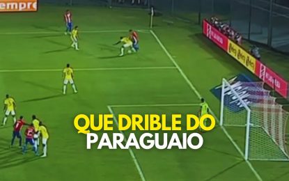 Vídeo: A humilhante ‘cueca’ de Ángel Romero frente à Colômbia que resultou no golo do Paraguai