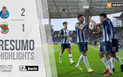 Highlights | Resumo: FC Porto 2-1 Paços de Ferreira (Liga 21/22 #8)