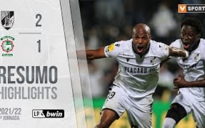 Highlights | Resumo: Vitória SC 2-1 Marítimo (Liga 21/22 #9)
