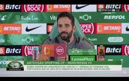 Vídeo: Amorim fala sobre os laterais esquerdos do Sporting