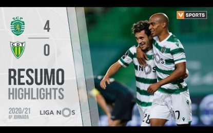 Highlights | Resumo: Sporting 2-0 Tondela (Liga 21/22 #12)