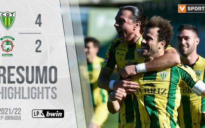 Highlights | Resumo: Tondela 4-2 Marítimo (Liga 21/22 #11)