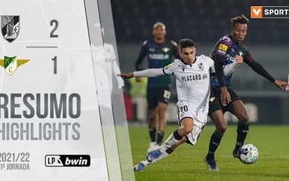 Highlights | Resumo: Vitória SC 2-1 Moreirense (Liga 21/22 #11)