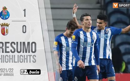 Highlights | Resumo: FC Porto 1-0 SC Braga (Liga 21/22 #14)