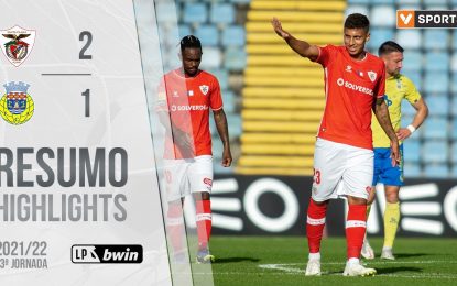 Highlights | Resumo: Santa Clara 2-1 FC Arouca (Liga 21/22 #13)