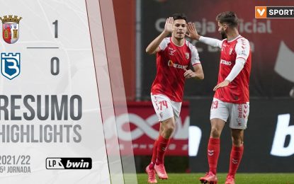 Highlights | Resumo: SC Braga 1-0 Belenenses SAD (Liga 21/22 #15)