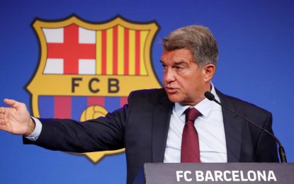 Laporta anuncia que o Barcelona se vai reforçar no mercado de Inverno
