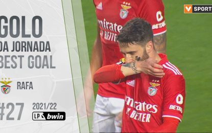 Golo da Jornada (Liga 21/22 #27): Rafa (Benfica)