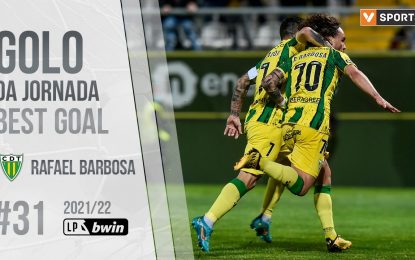 Golo da Jornada (Liga 21/22 #31): Rafael Barbosa (Tondela)
