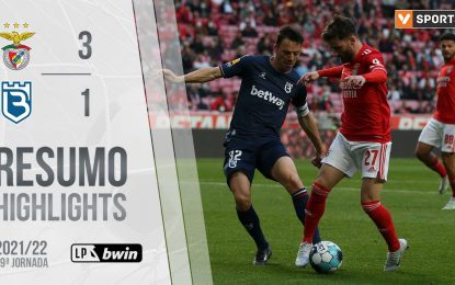 Highlights | Resumo: Benfica 3-1 Belenenses SAD (Liga 21/22 #29)