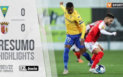 Highlights | Resumo: Estoril Praia 0-0 SC Braga (Liga 21/22 #30)