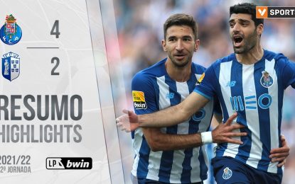 Highlights | Resumo: FC Porto 4-2 FC Vizela (Liga 21/22 #32)