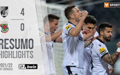 Highlights | Resumo: Vitória SC 4-0 Paços de Ferreira (Liga 21/22 #30)