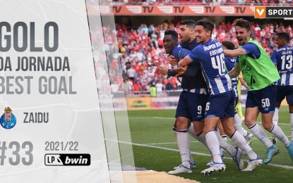 Golo da Jornada (Liga 21/22 #33): Zaidu (FC Porto)