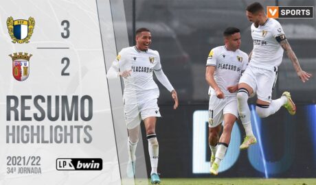 Highlights | Resumo: Famalicão 3-2 SC Braga (Liga 21/22 #34)