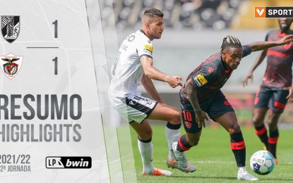 Highlights | Resumo: Vitória SC 1-1 Santa Clara (Liga 21/22 #32)
