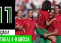 SNA Feminina: Portugal 4-0 Grécia