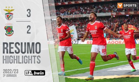 Highlights | Resumo: Benfica 3-2 Paços de Ferreira (Liga 22/23 #3)