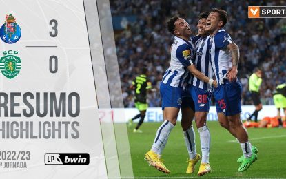 Highlights | Resumo: FC Porto 3-0 Sporting (Liga 22/23 #3)