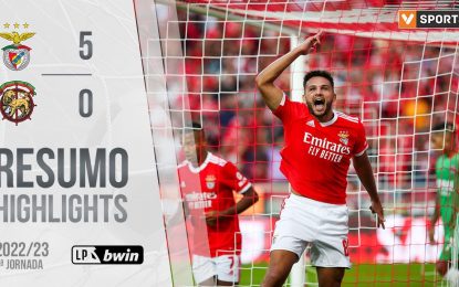 Highlights | Resumo: Benfica 5-0 Marítimo (Liga 22/23 #7)