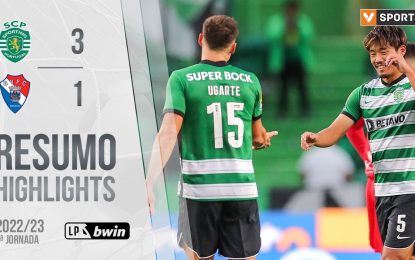 Highlights | Resumo: Sporting 3-1 Gil Vicente (Liga 22/23 #8)
