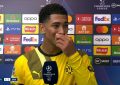 Vídeo: A reação de Jude Bellingham quando percebeu que o City só fez o 1.º remate à baliza do Dortmund aos 80′